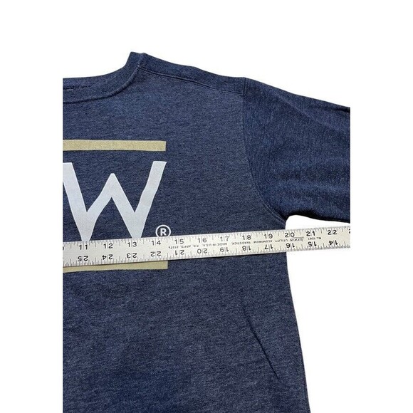 George Washington University GW League Brand Sweatshirt Mens Size Small Triblend - Picture 5 of 6